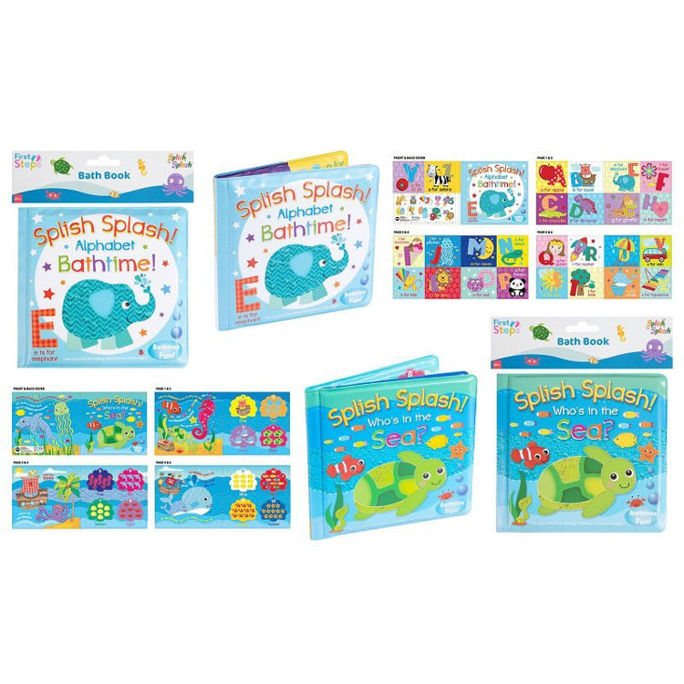 Picture of PS232: SOFT PVC & FOAM BABY LEARNING BATH BOOK